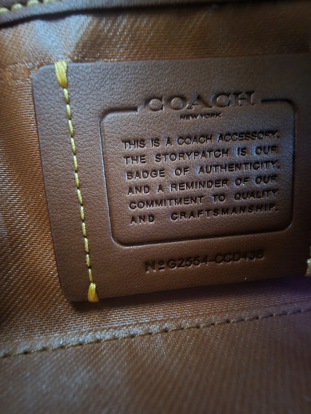 Authentic Coach Pink Leather Cosmetic Pouch With Charm
